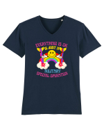 Everything Is Ok Tricou mânecă scurtă guler V Bărbat Presenter