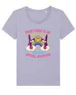 Let's Welcome C.C.C.P. Tricou mânecă scurtă guler larg fitted Damă Expresser