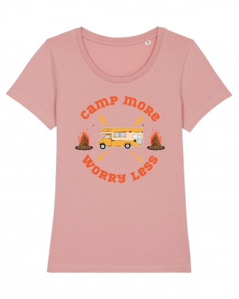 Camp More Worry Less Canyon Pink