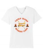 Camp More Worry Less Tricou mânecă scurtă guler V Bărbat Presenter