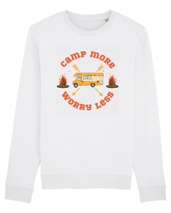 Camp More Worry Less White