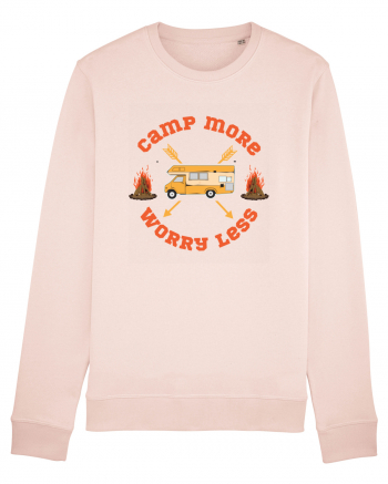 Camp More Worry Less Candy Pink