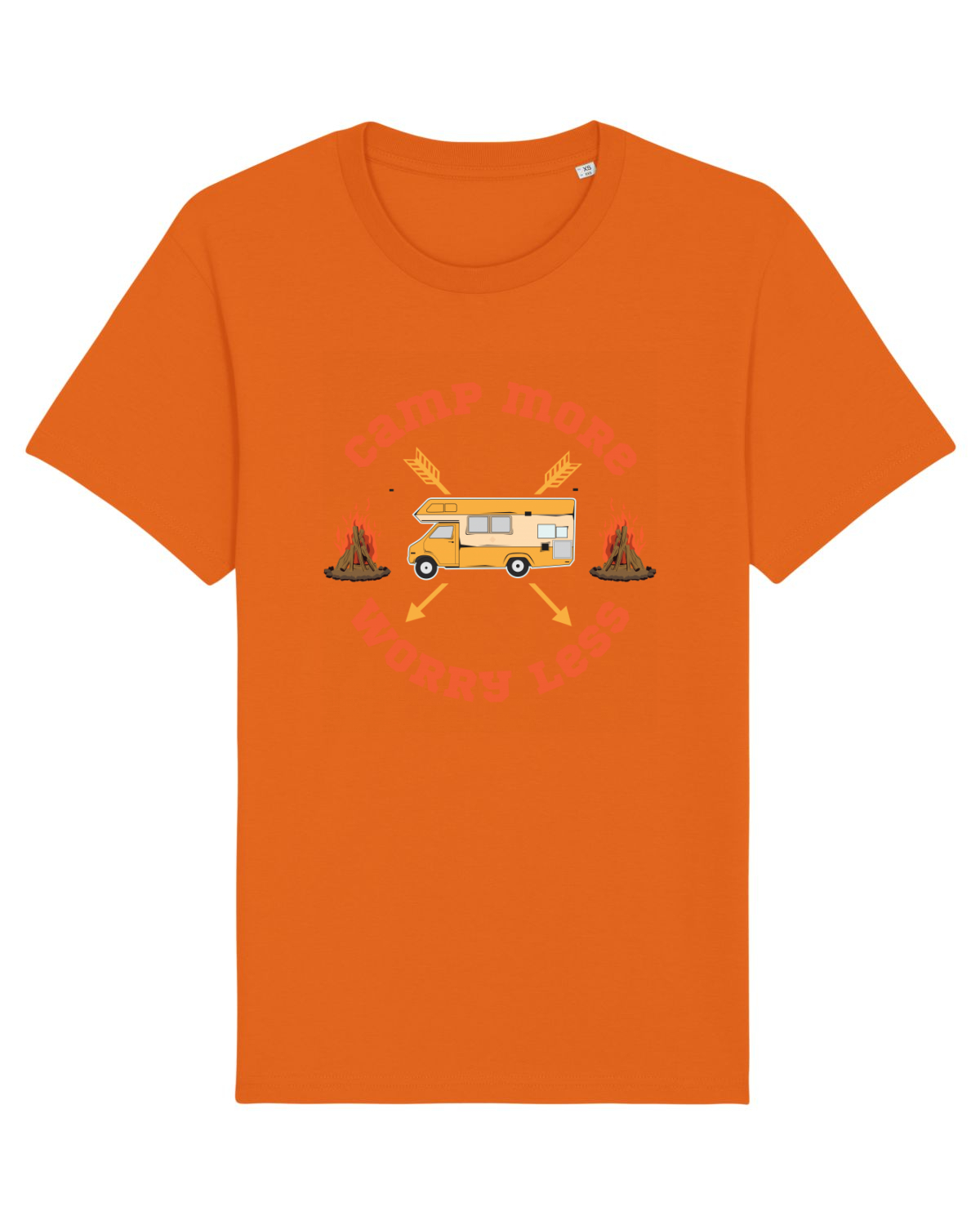 Tricou mânecă scurtă Unisex Rocker Bright Orange