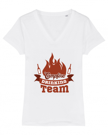 Campfire Drinking Team White