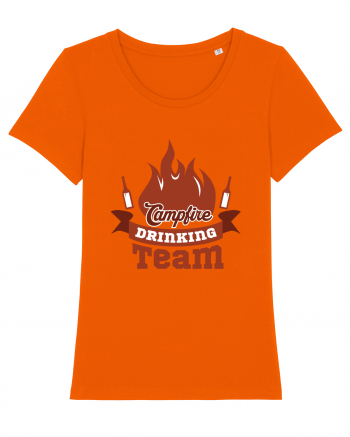 Campfire Drinking Team Bright Orange