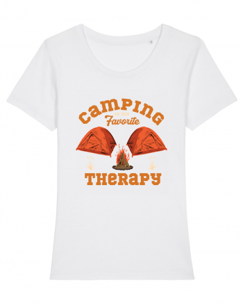 Camping is My Favorite Therapy White