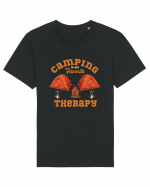 Camping is My Favorite Therapy Tricou mânecă scurtă Unisex Rocker