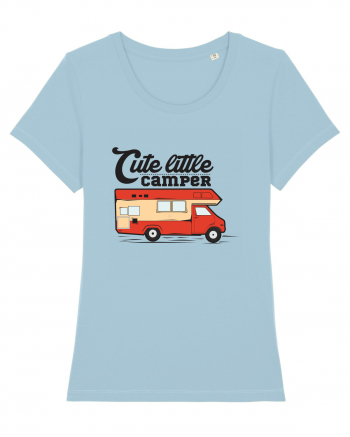 Cute Little Camper Sky Blue