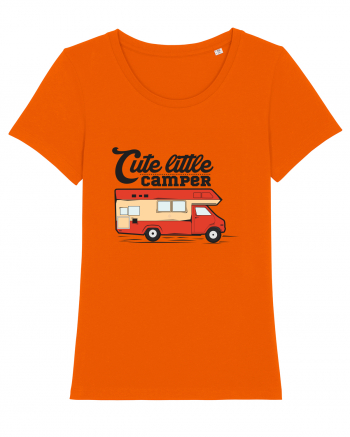 Cute Little Camper Bright Orange