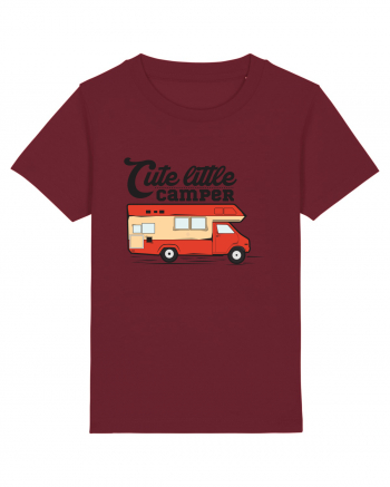 Cute Little Camper Burgundy