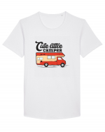 Cute Little Camper Tricou mânecă scurtă guler larg Bărbat Skater