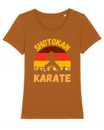 Shotokan Karate Tricou mânecă scurtă guler larg fitted Damă Expresser