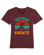 Shotokan Karate Tricou mânecă scurtă guler V Bărbat Presenter