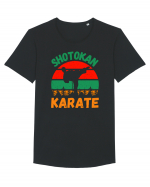 Shotokan Karate Tricou mânecă scurtă guler larg Bărbat Skater