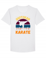 Shotokan Karate Tricou mânecă scurtă guler larg Bărbat Skater