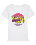 Girls party - Bridesmaid Tricou mânecă scurtă guler larg fitted Damă Expresser