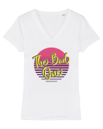Girls party - The bad one  Tricou mânecă scurtă guler V Damă Evoker