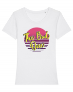 Girls party - The bad one  Tricou mânecă scurtă guler larg fitted Damă Expresser