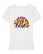 Girls party - The bride Tricou mânecă scurtă guler larg fitted Damă Expresser
