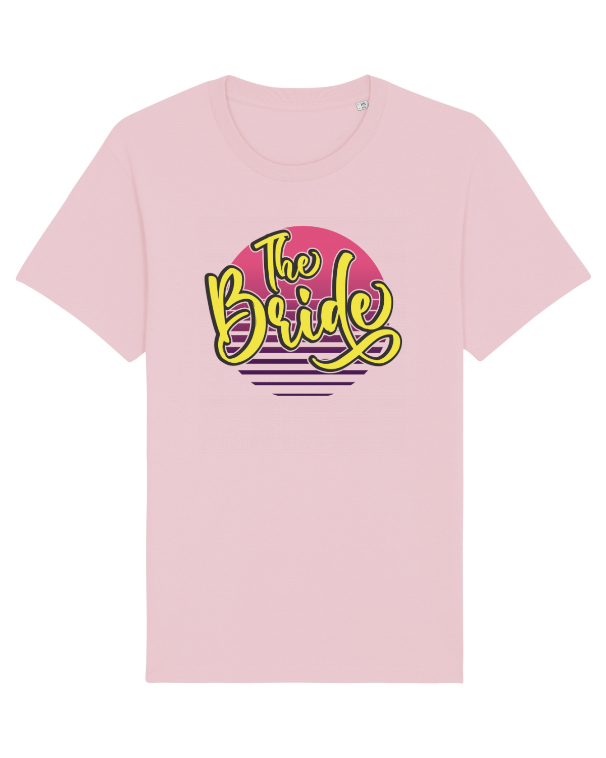 Tricou mânecă scurtă Unisex Rocker Cotton Pink