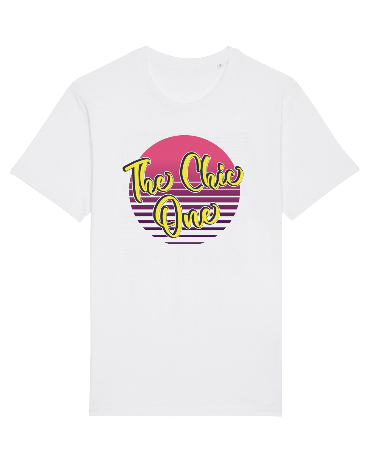 Tricou mânecă scurtă Unisex Rocker White
