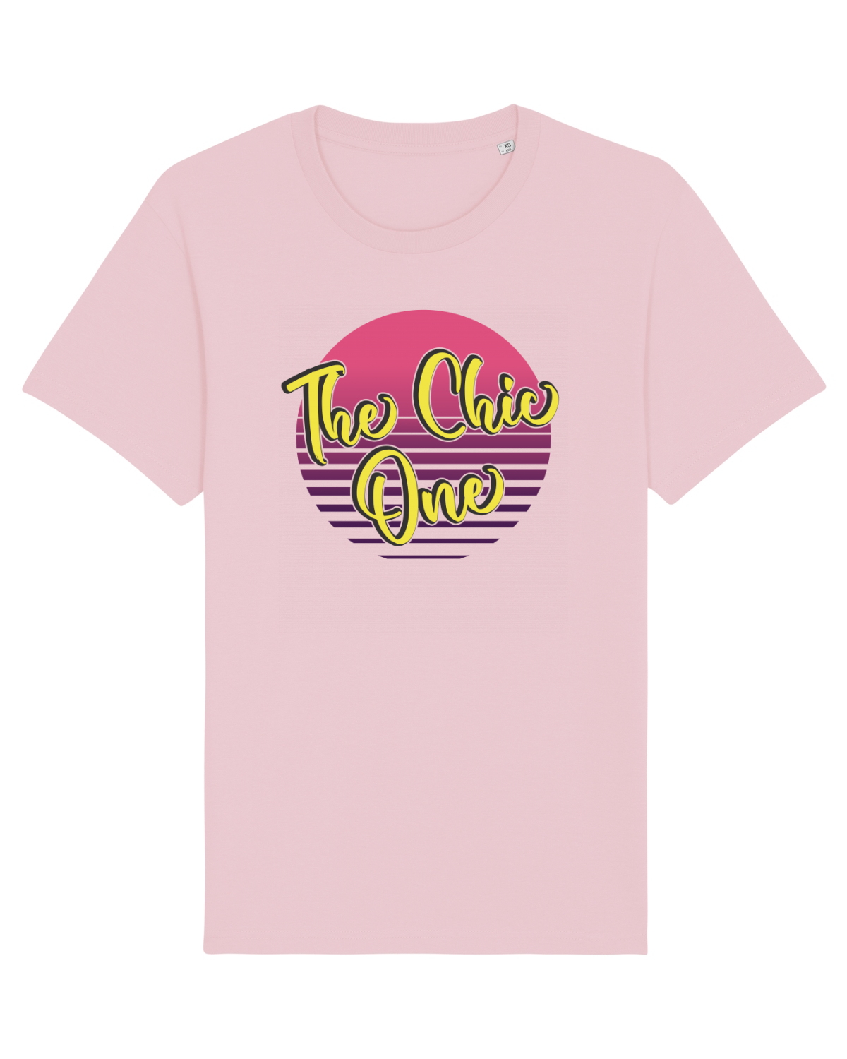 Tricou mânecă scurtă Unisex Rocker Cotton Pink