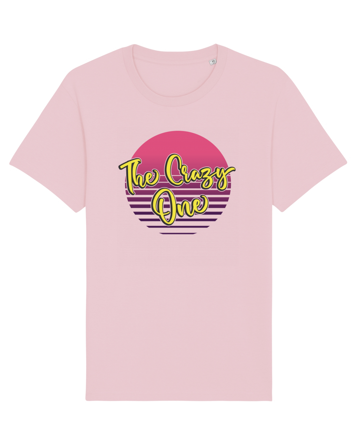 Tricou mânecă scurtă Unisex Rocker Cotton Pink