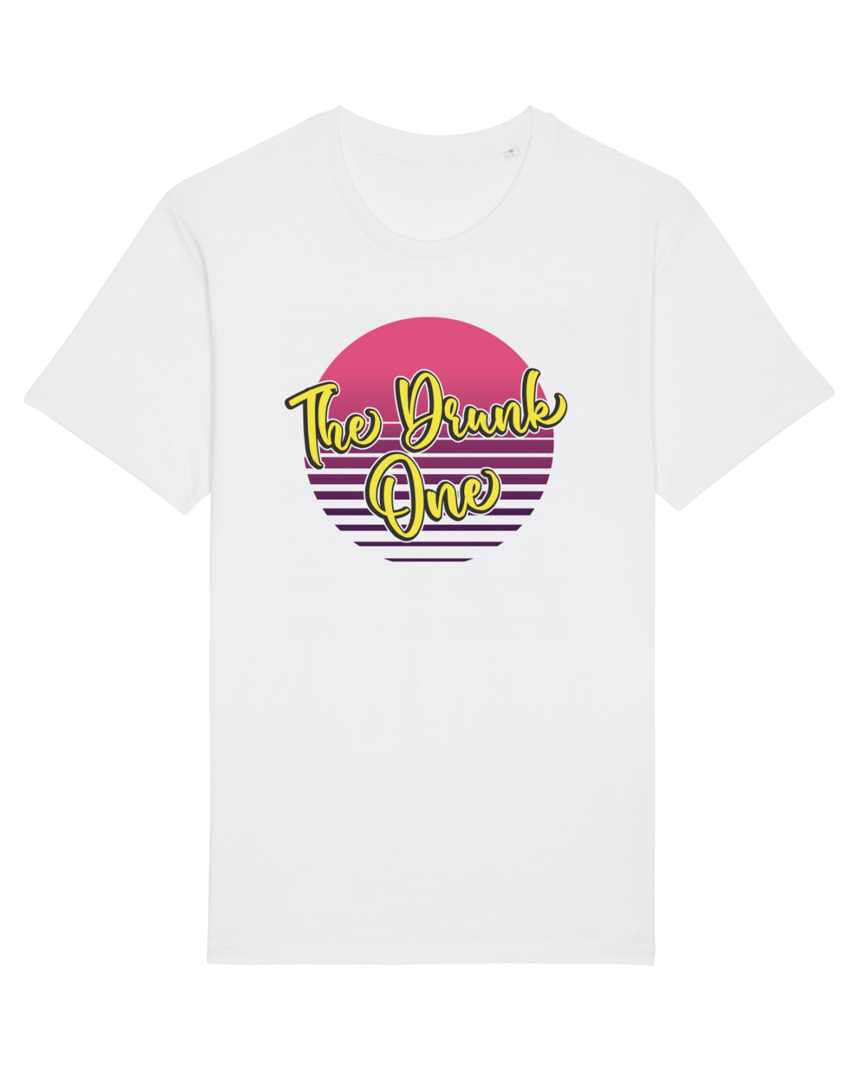 Tricou mânecă scurtă Unisex Rocker White