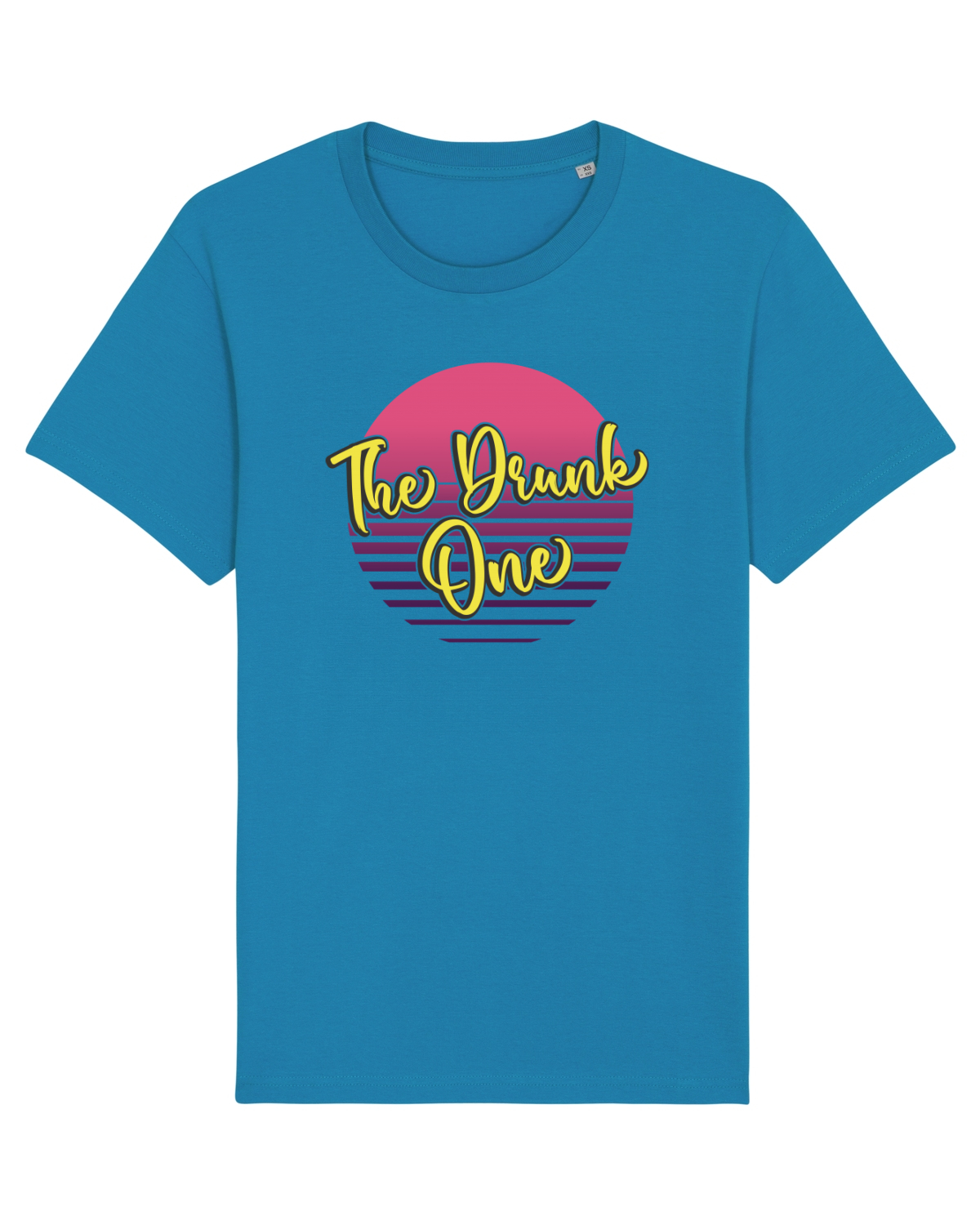 Tricou mânecă scurtă Unisex Rocker Azur