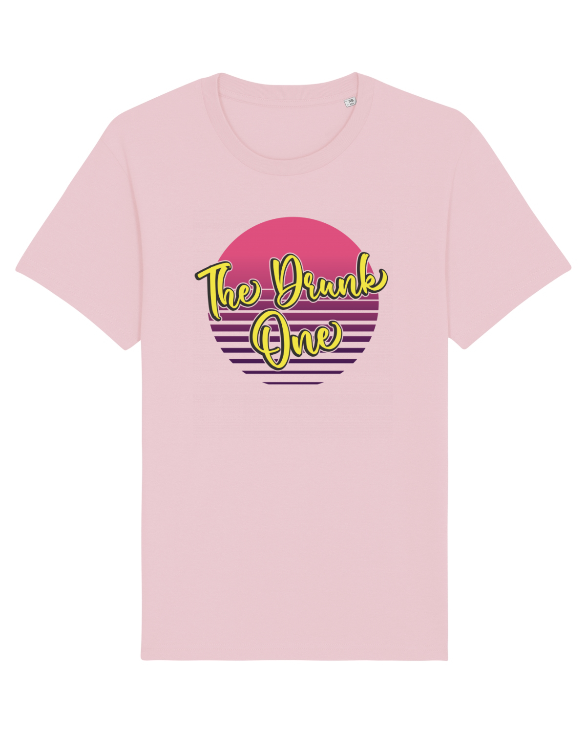 Tricou mânecă scurtă Unisex Rocker Cotton Pink