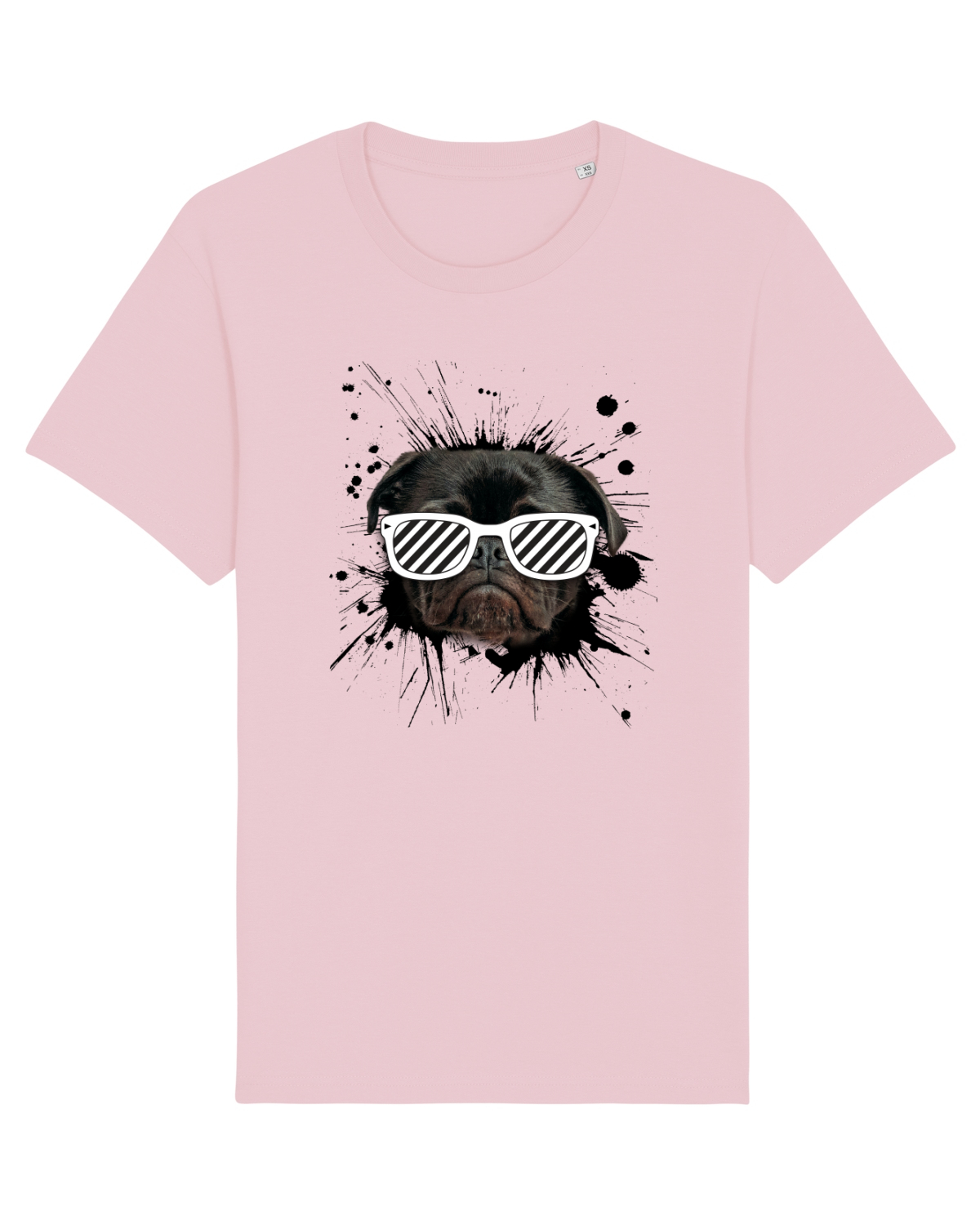 Tricou mânecă scurtă Unisex Rocker Cotton Pink