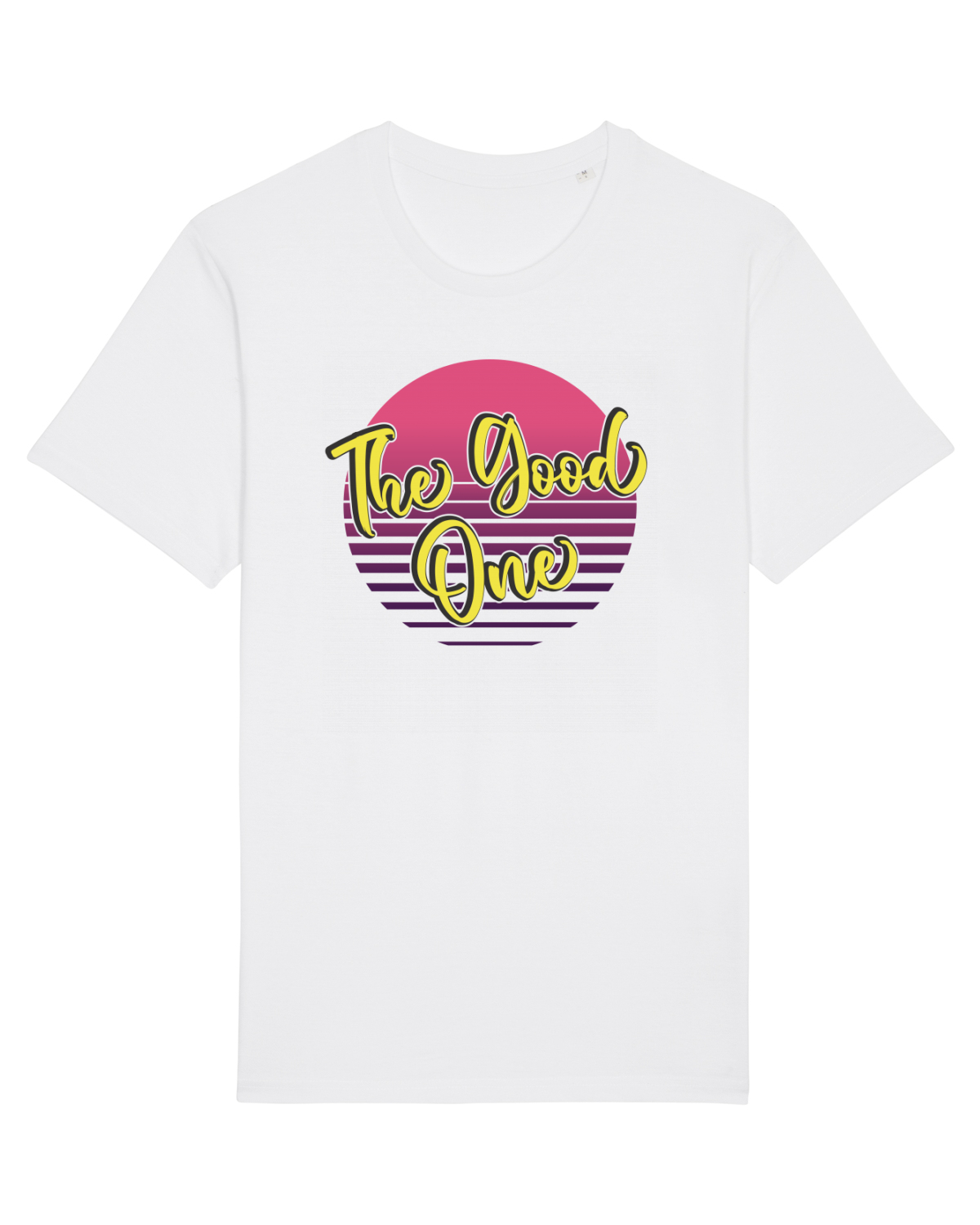 Tricou mânecă scurtă Unisex Rocker White