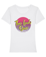 Girls party - The loud one Tricou mânecă scurtă guler larg fitted Damă Expresser
