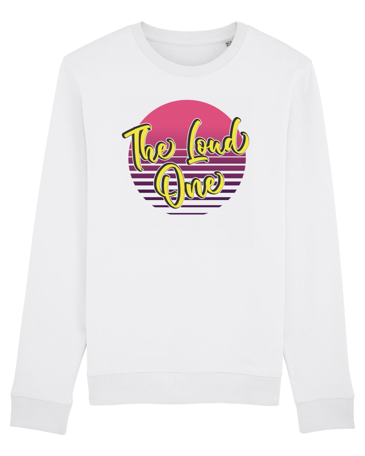 Bluză mânecă lungă Unisex Rise White