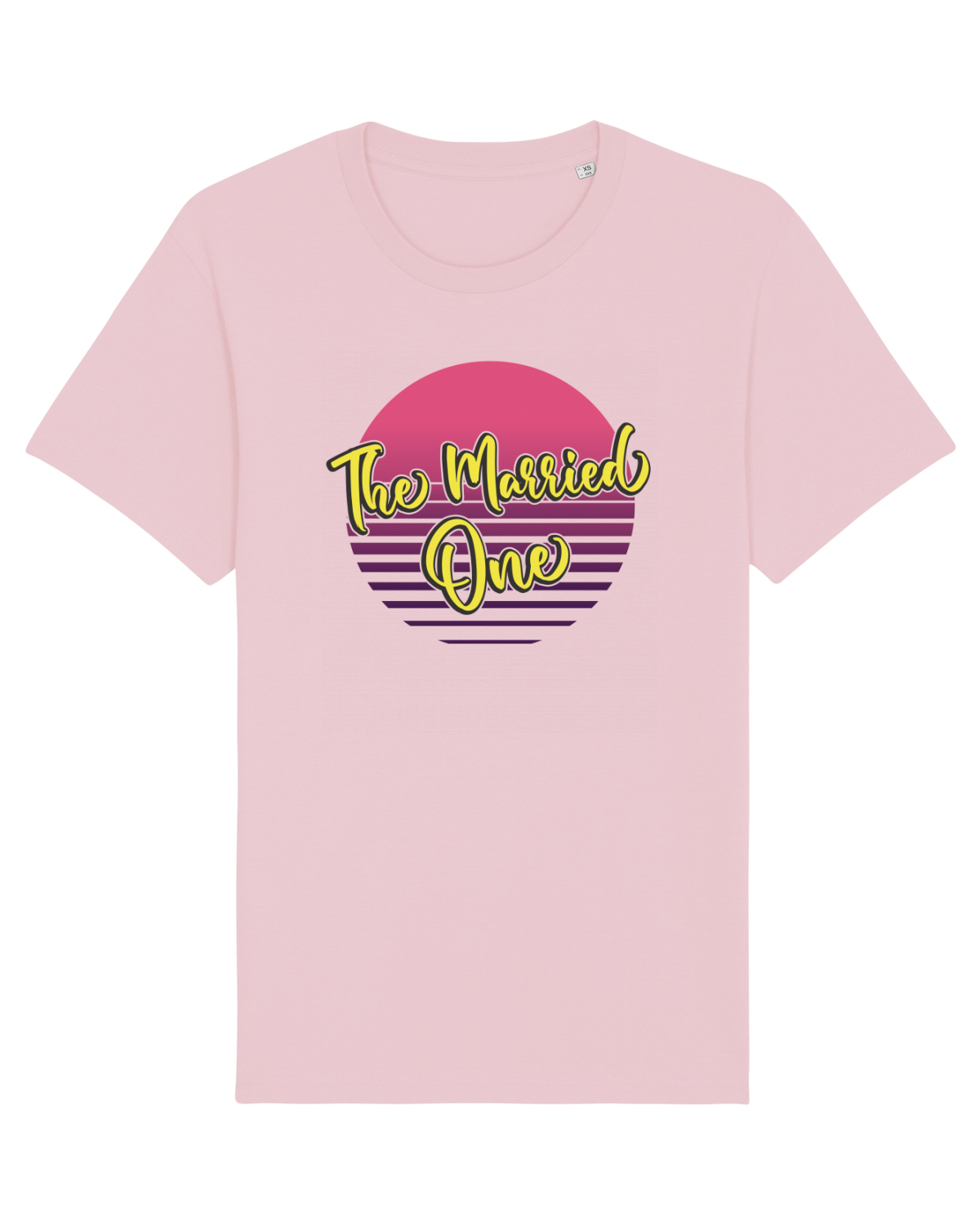 Tricou mânecă scurtă Unisex Rocker Cotton Pink