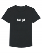 Holi Șit Tricou mânecă scurtă guler larg Bărbat Skater