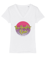 Girls party - The naughty one Tricou mânecă scurtă guler V Damă Evoker
