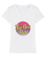 Girls party - The nice one Tricou mânecă scurtă guler V Damă Evoker