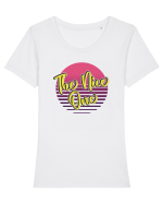 Girls party - The nice one Tricou mânecă scurtă guler larg fitted Damă Expresser