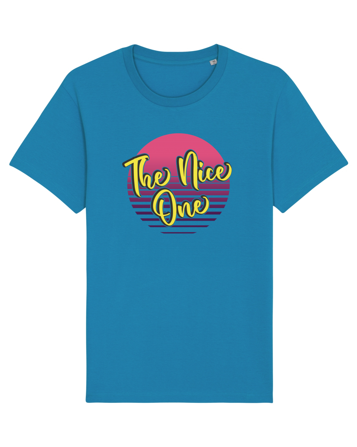 Tricou mânecă scurtă Unisex Rocker Azur