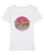 Girls party - The smart one Tricou mânecă scurtă guler larg fitted Damă Expresser
