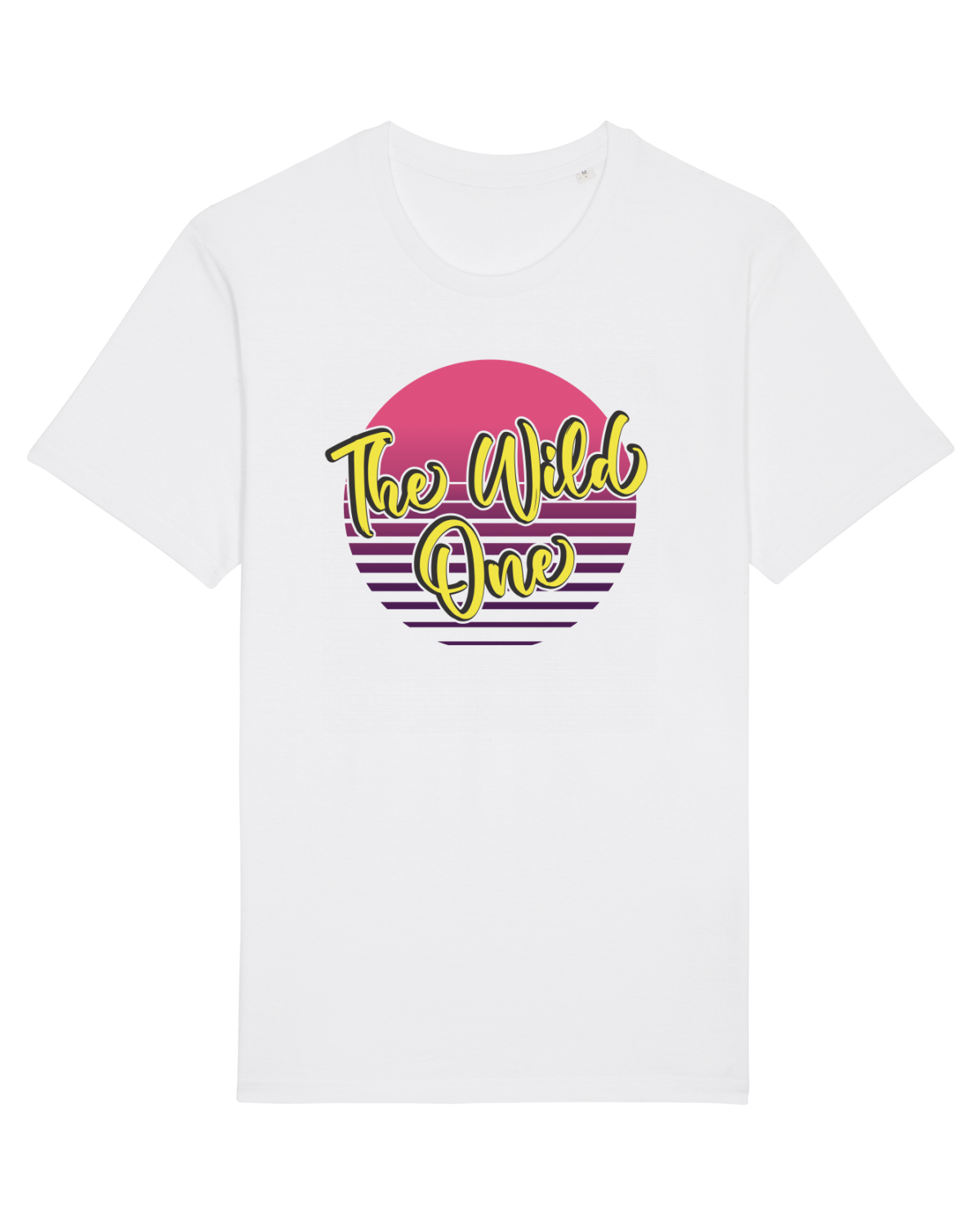 Tricou mânecă scurtă Unisex Rocker White