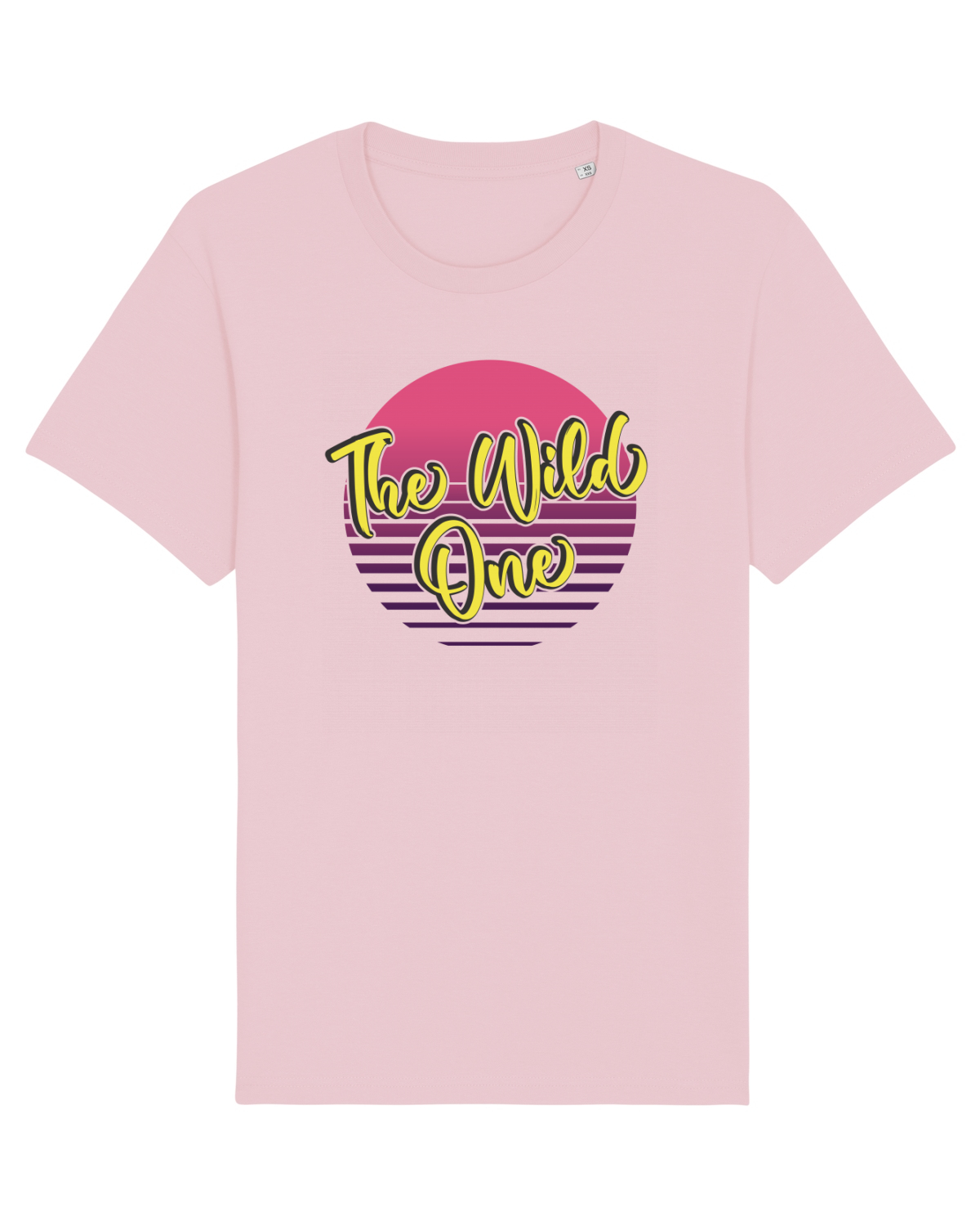 Tricou mânecă scurtă Unisex Rocker Cotton Pink