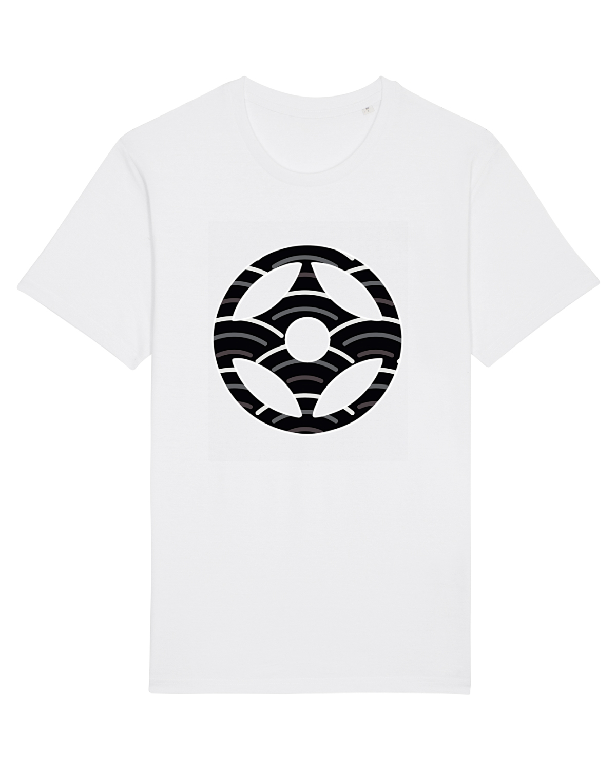 Tricou mânecă scurtă Unisex Rocker White