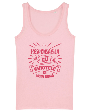 Responsabila cu chiotele și voia bună Cotton Pink