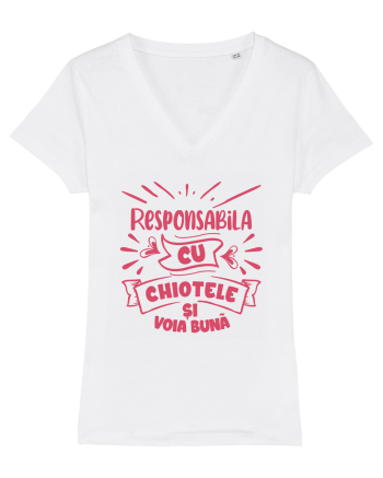 Responsabila cu chiotele și voia bună White