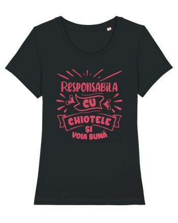Responsabila cu chiotele și voia bună Black