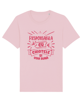 Responsabila cu chiotele și voia bună Cotton Pink