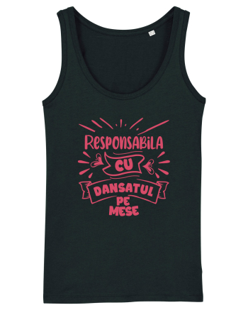 Responsabila cu dansatul pe mese Black