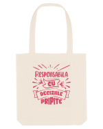 Responsabila cu deciziile pripite Sacoșă textilă